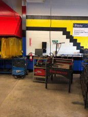 Plasma cutting table and welding machines